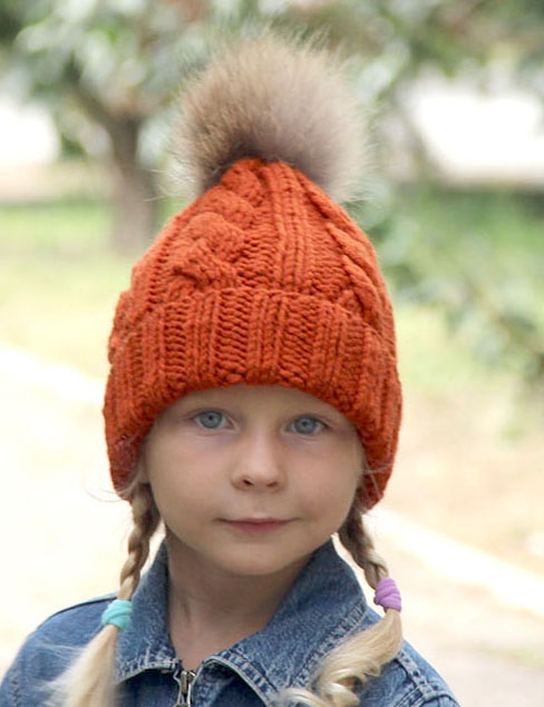 Вязаные шапки для детей спицами 